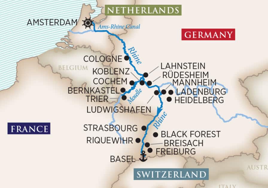 river cruises moselle and rhine